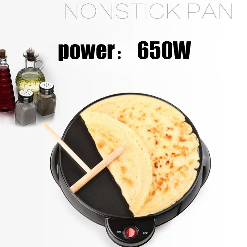 Crepe Maker Non Stick - 220V 650W Kitchen Electric Crepe Maker