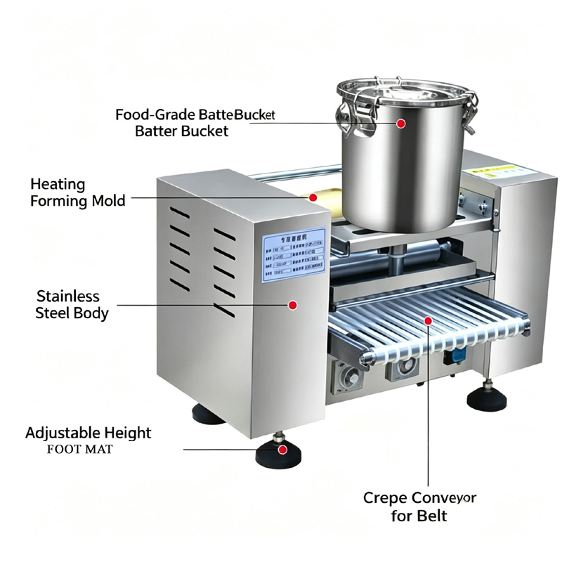 Automatic Durian Layer Cake Sk - Crepe Maker Non Stick ulasan dan harga