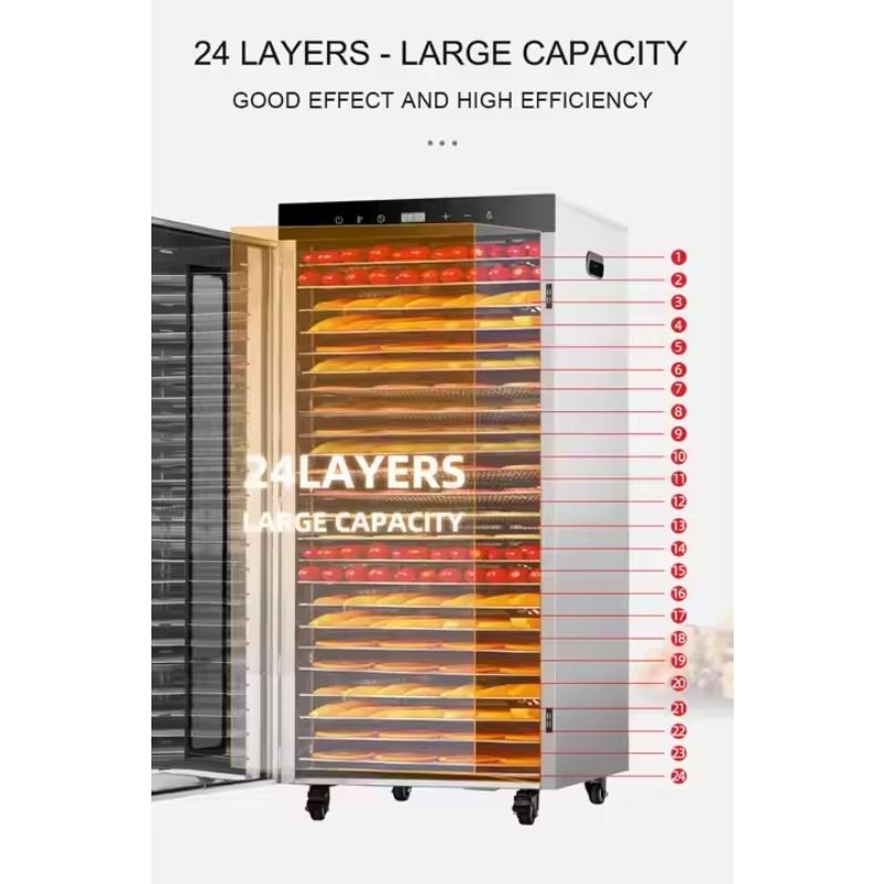 24-Trays Electric Digital Food - Dehydrator Tray Electric ulasan dan harga
