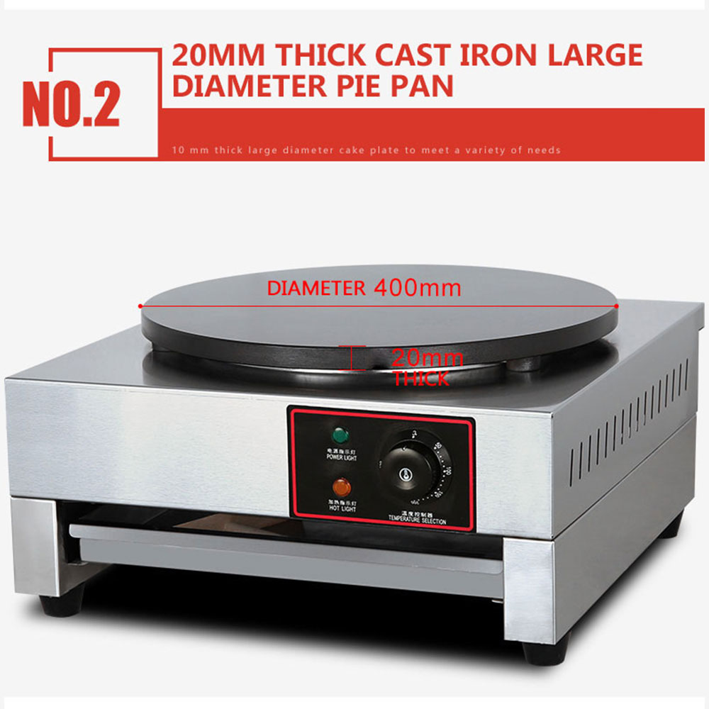 Stainless Steel Electric Crepe - Crepe Maker Non Stick ulasan dan harga