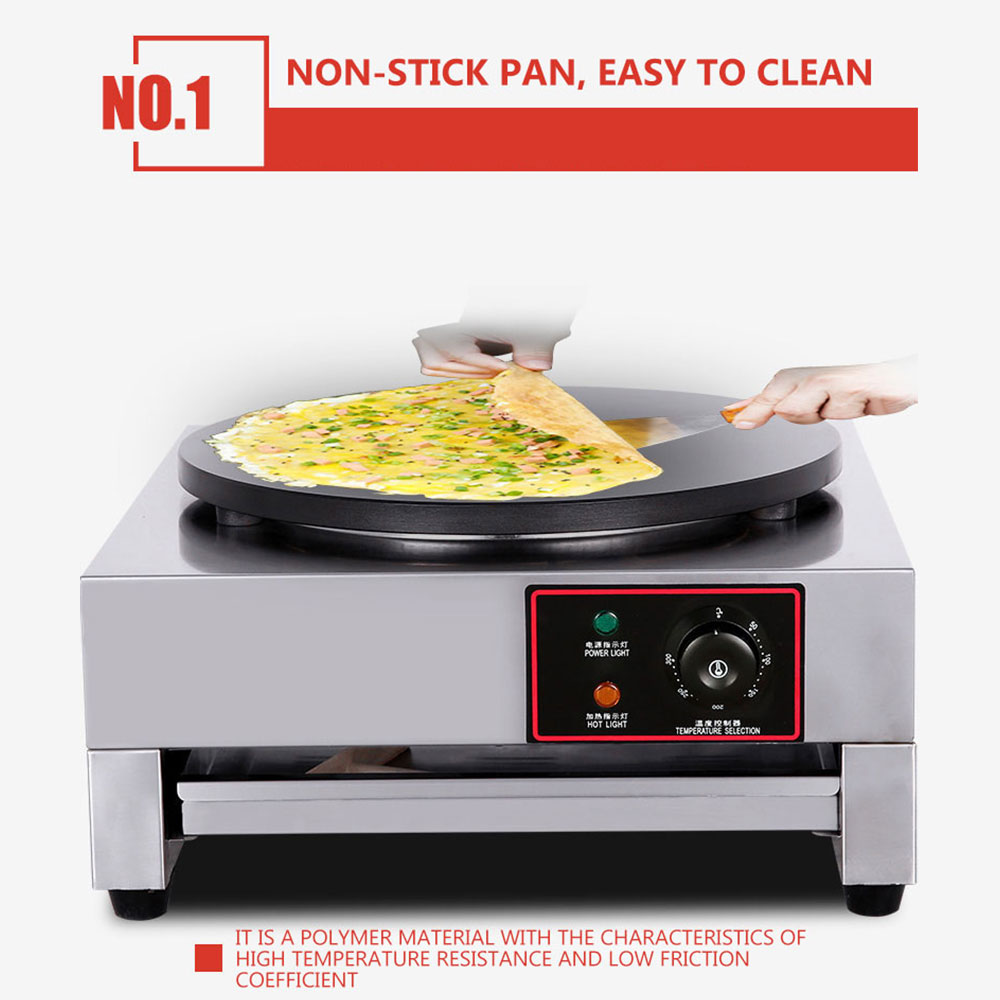 Stainless Steel Electric Crepe - Crepe Maker Non Stick ulasan dan harga