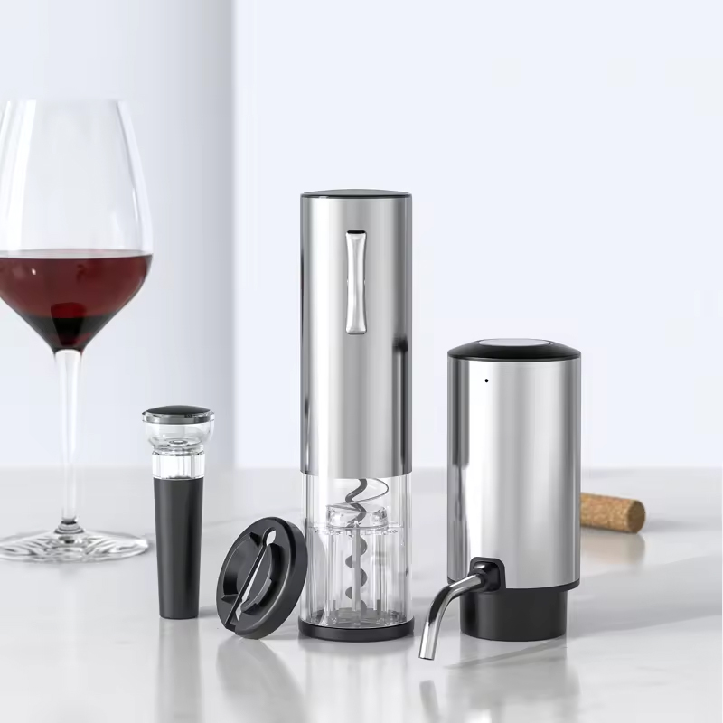 4-in-1 Rechargeable Electric W - Wine Opener Electric ulasan dan harga