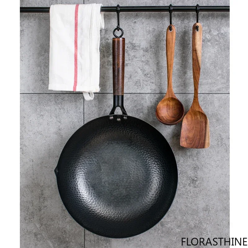 Carbon Steel Wok Pan 32cm Stir - Wok Electric Flat ulasan dan harga