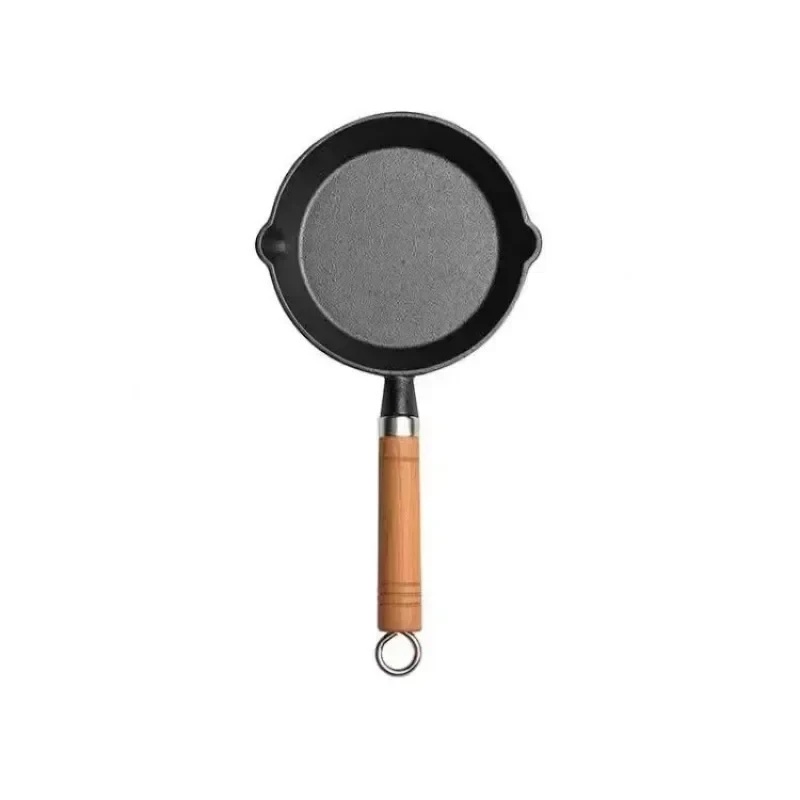 20/23/26cm Cast Iron Frying Pa - Crepe Maker Non Stick ulasan dan harga