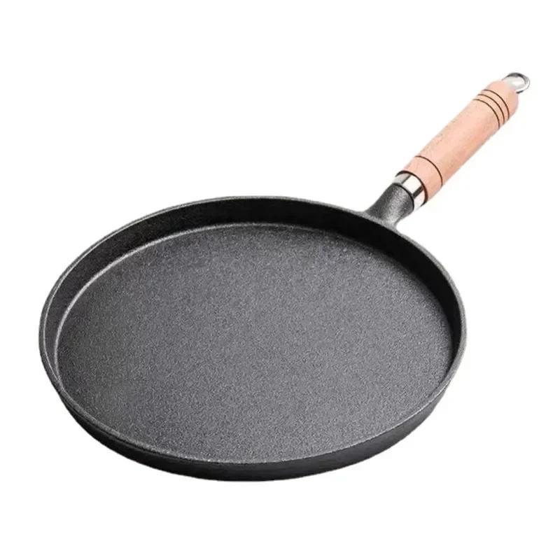 20/23/26cm Cast Iron Frying Pa - Crepe Maker Non Stick ulasan dan harga