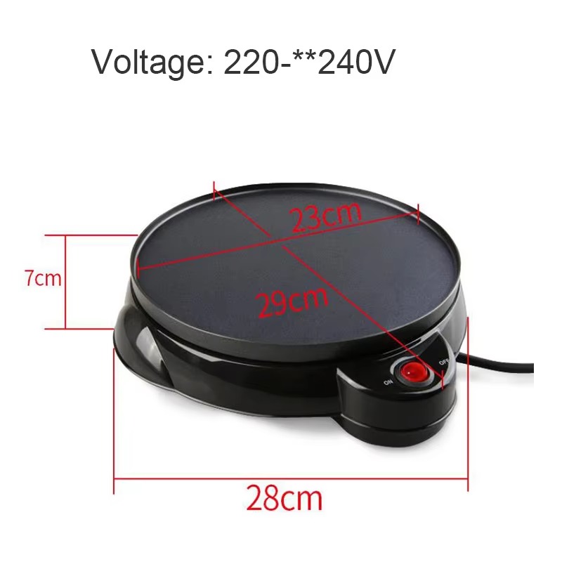 220V 650W Kitchen Electric Cre - Crepe Maker Non Stick ulasan dan harga
