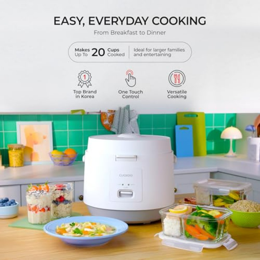 Basic Rice Cooker 10-Cup Uncoo - Rice Cooker 10 Cup ulasan dan harga