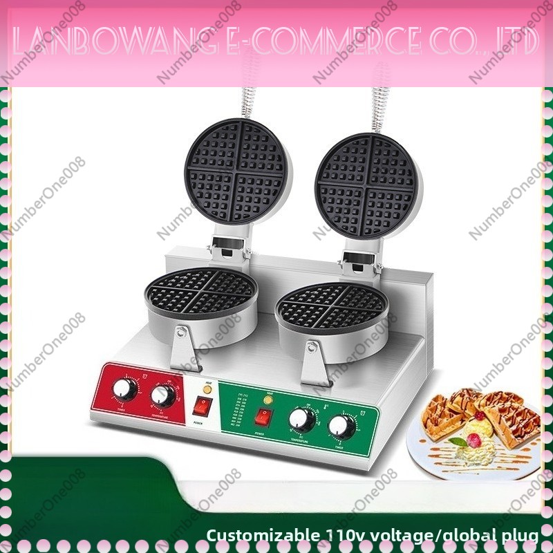 Rotating Waffle Maker Griddle  - Crepe Maker Non Stick ulasan dan harga