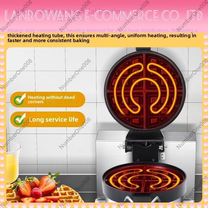 Rotating Waffle Maker Griddle  - Crepe Maker Non Stick ulasan dan harga