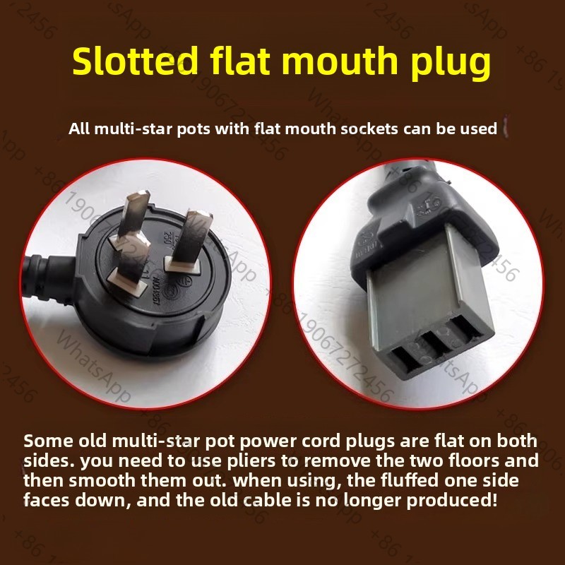 pot original wire connection l - Wok Electric Flat ulasan dan harga