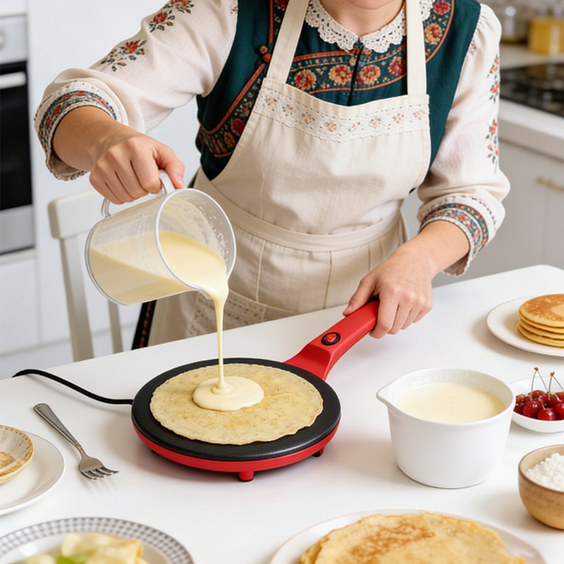 Single-Sided Heating Electric  - Crepe Maker Non Stick ulasan dan harga
