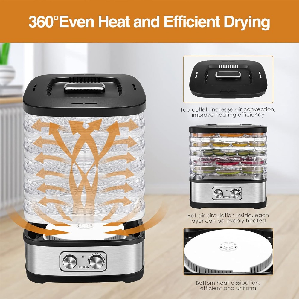 Electric Food Dehydrator with  - Dehydrator Tray Electric ulasan dan harga