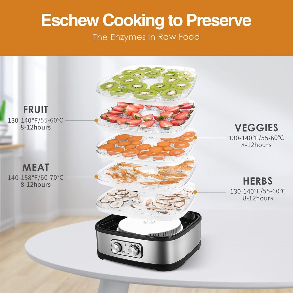 Electric Food Dehydrator with  - Dehydrator Tray Electric ulasan dan harga