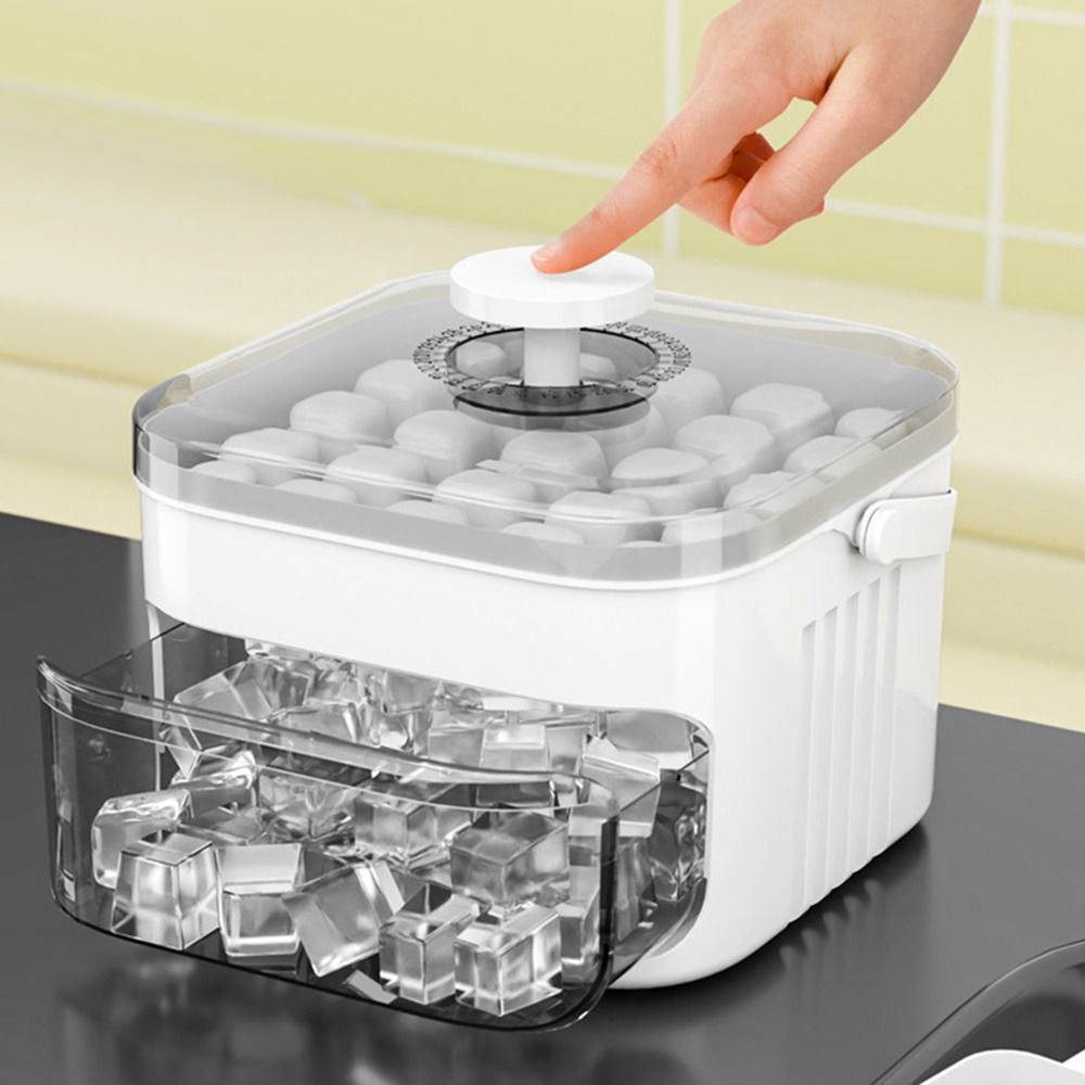 50-Cube Ice Maker with Easy Pr - Ice Cream Maker Electric ulasan dan harga