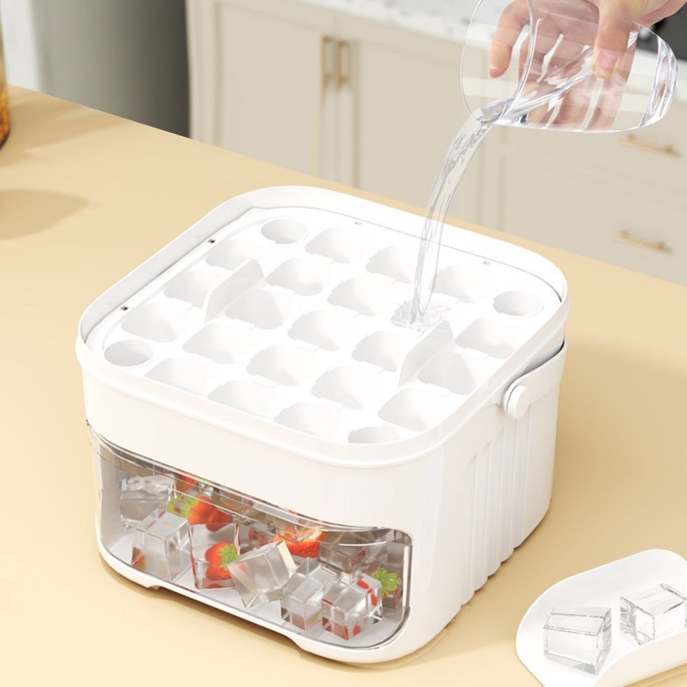 50-Cube Ice Maker with Easy Pr - Ice Cream Maker Electric ulasan dan harga