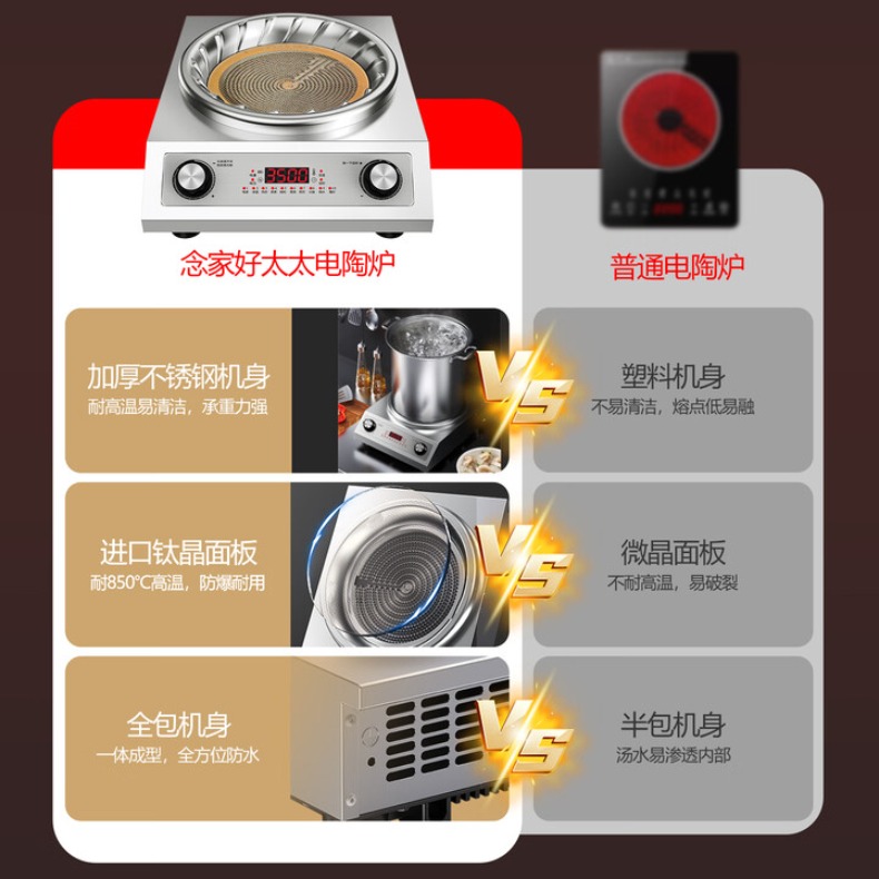 Electric Ceramic Stove Househo - Wok Electric Flat ulasan dan harga