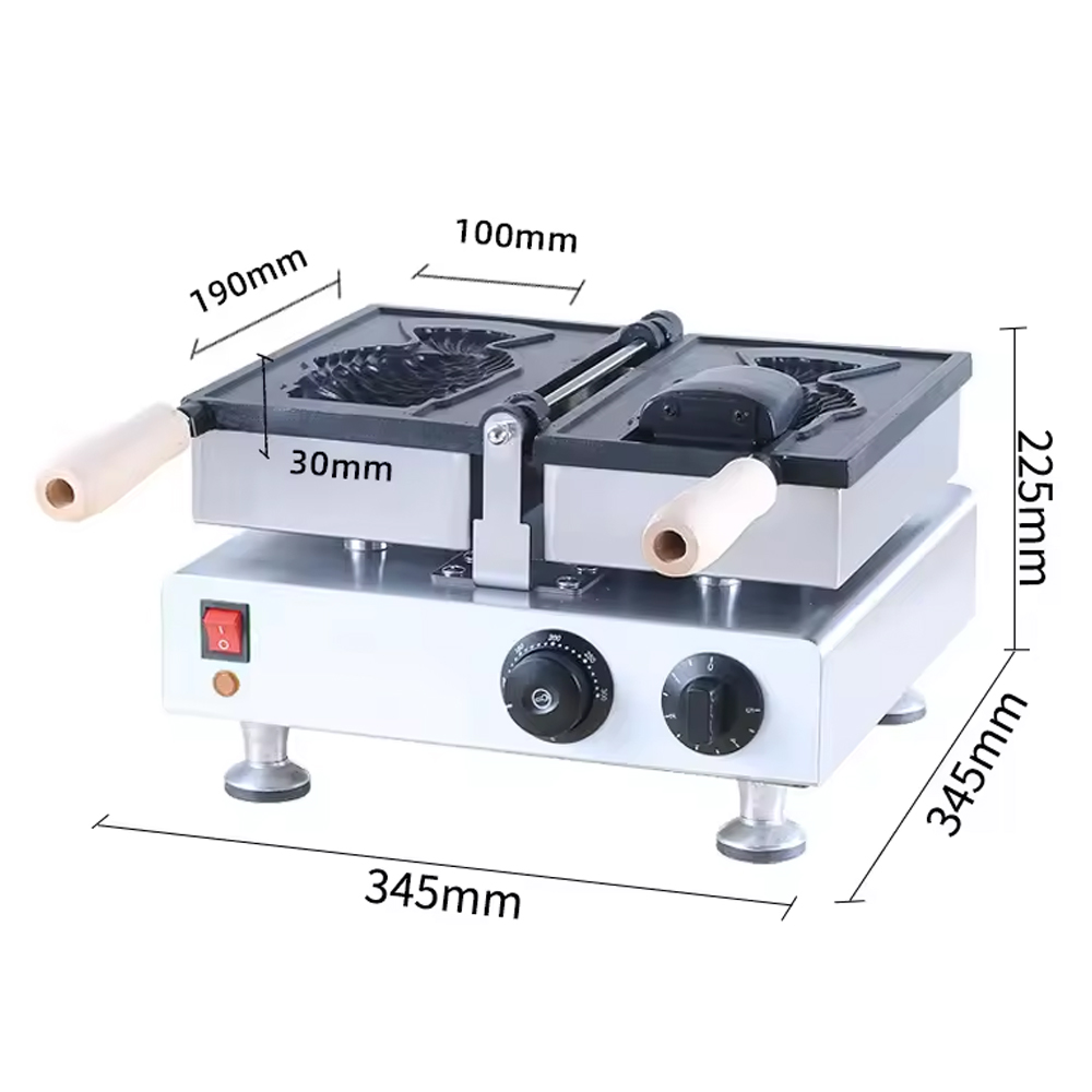 Commercial 1 Pcs Fish Taiyaki  - Ice Cream Maker Electric ulasan dan harga