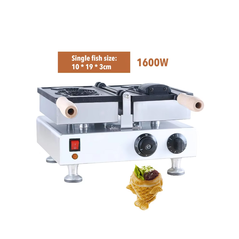 Commercial 1 Pcs Fish Taiyaki  - Ice Cream Maker Electric ulasan dan harga