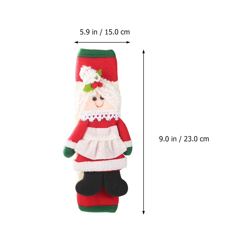 2Pcs Xmas Santa Fridge Handle  - Kitchen Appliances For.Xmas ulasan dan harga
