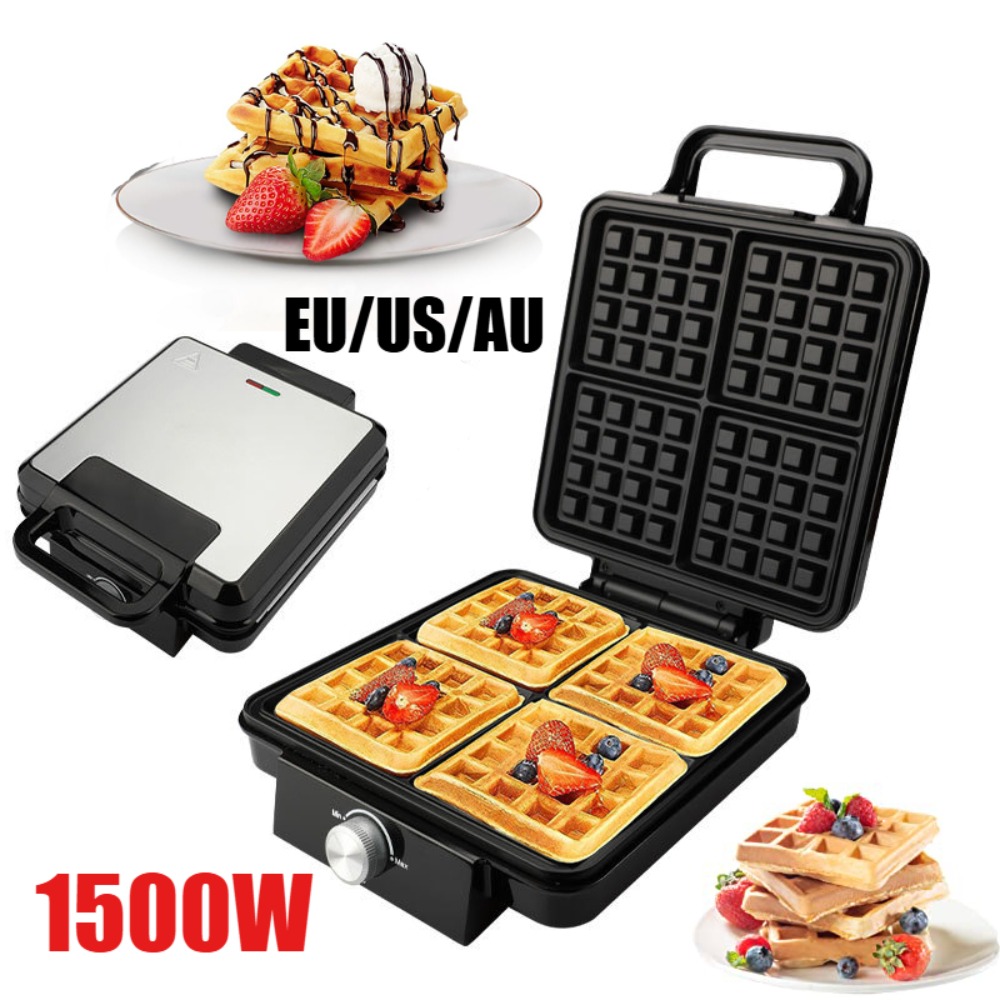 4 Square Belgian Waffle Maker  - Kitchen Appliances For.Xmas ulasan dan harga