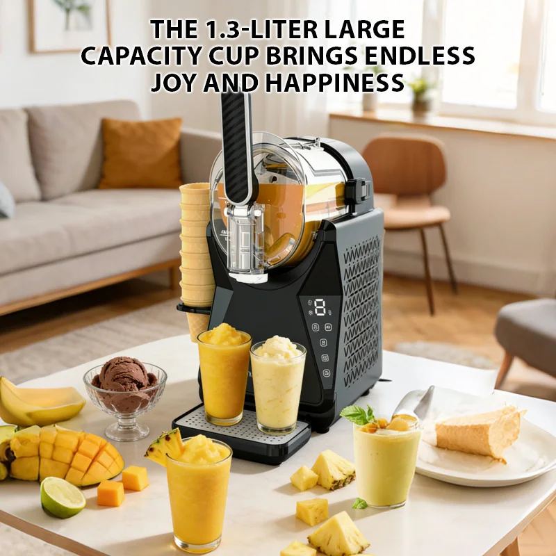Commercial 1.3L Smoothie Maker - Ice Cream Maker Electric ulasan dan harga