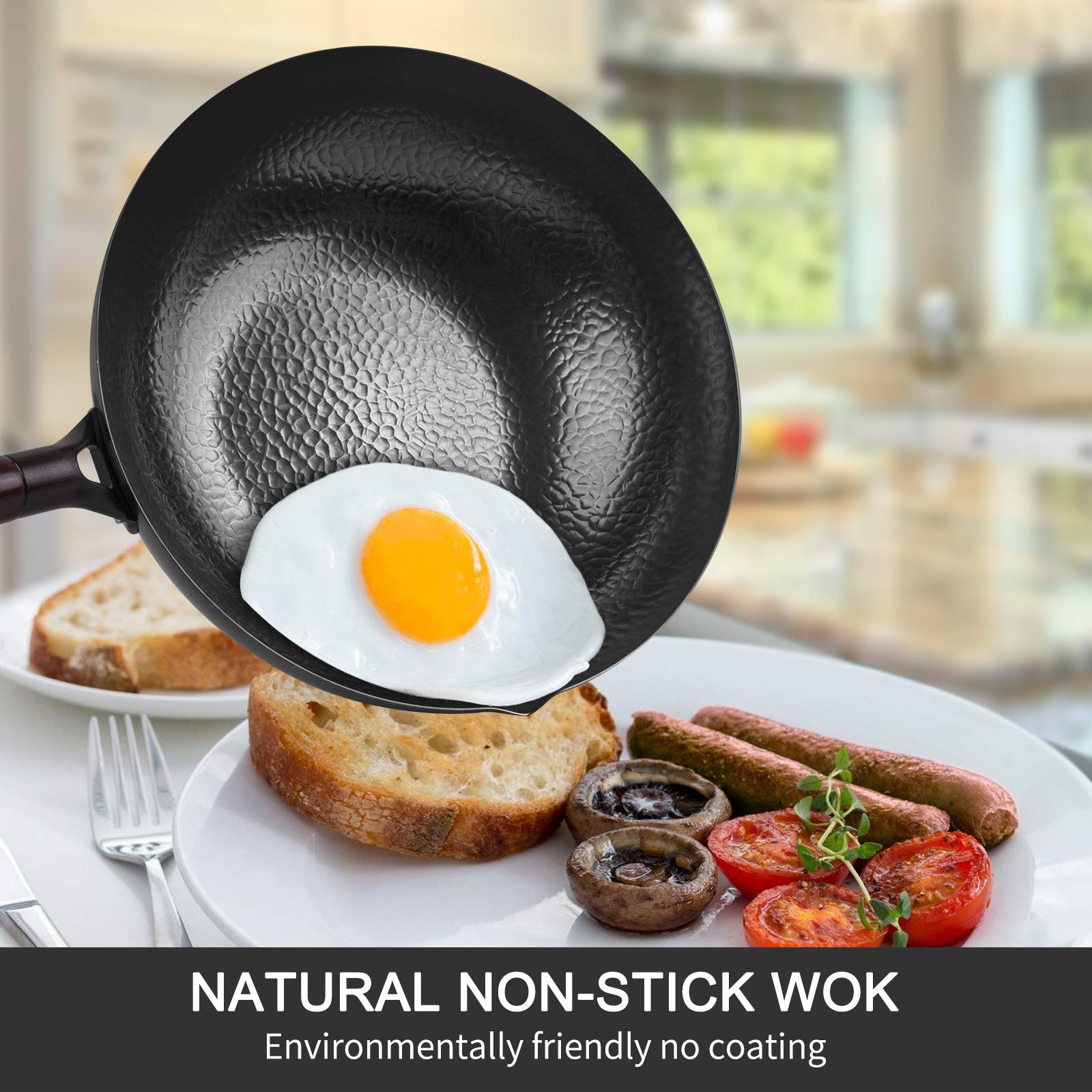 Carbon Steel Wok,Woks and Stir - Wok Electric Flat ulasan dan harga