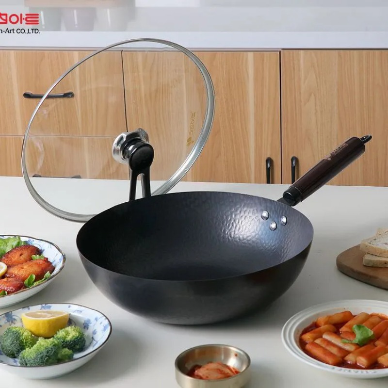 Carbon Steel Wok Pan 32cm Stir - Wok Electric Flat ulasan dan harga
